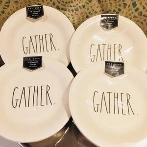 Rae Dunn GATHER Dessert Paper Plates